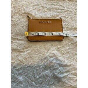 Michael Kors Jet Set, Travel, Small, Top Zip, Coin Keychain Wallet, Marigold